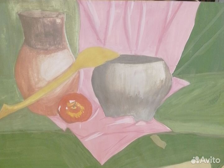 Рисунок красками