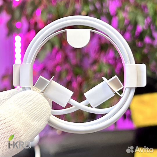 Зарядка USB-C / USB-C 1м (Строго оригинал)