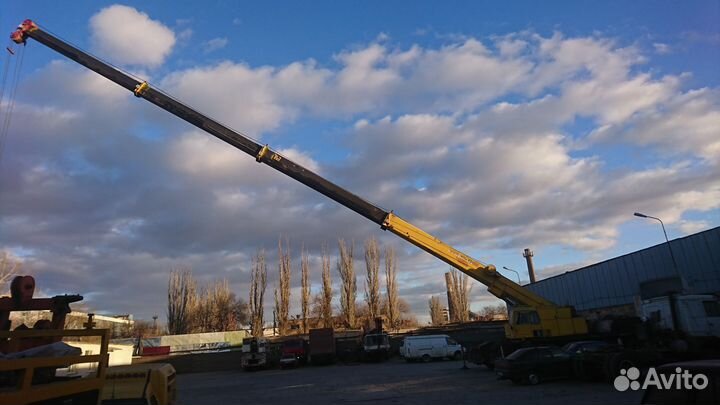 Аренда и услуги автокрана, 80 т, 41 м, с гуськом 11 м