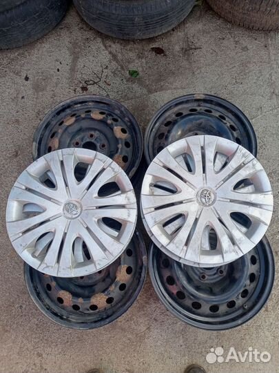 Штампы R16 114'3*5+колпаки 4шт