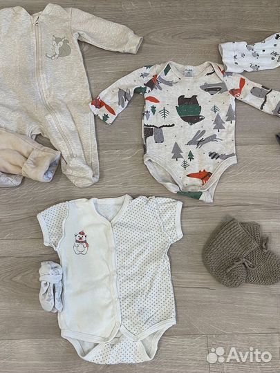 Детская одежда пакетом 56, 62, 74