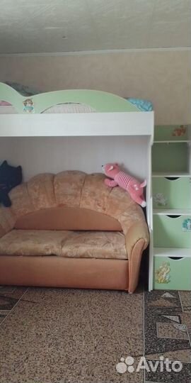 Кровать-Чердак с матрасом