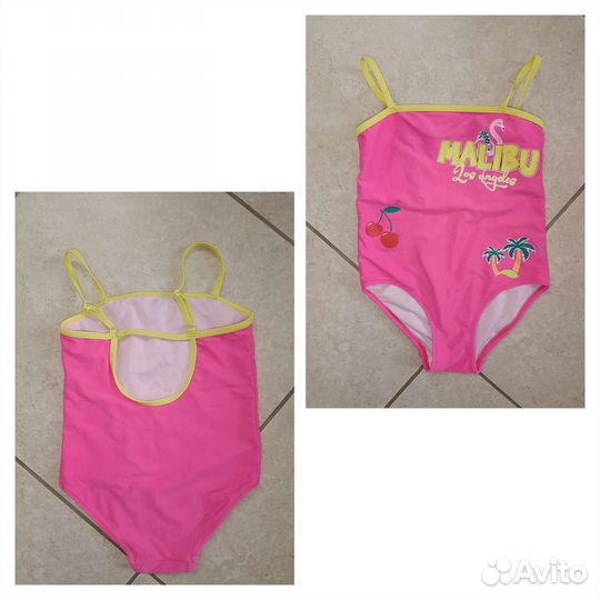 Купальники для плавания на девочку 4-5 лет 110см