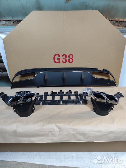 Диффузор на Mercedes-Benz C-class AMG 63