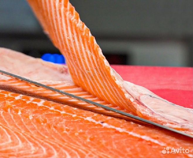 Филейный нож для рыбы 33 см., с рукояткой Pakka