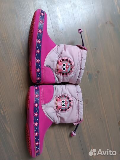 Сапоги crocs для девочки размер J2