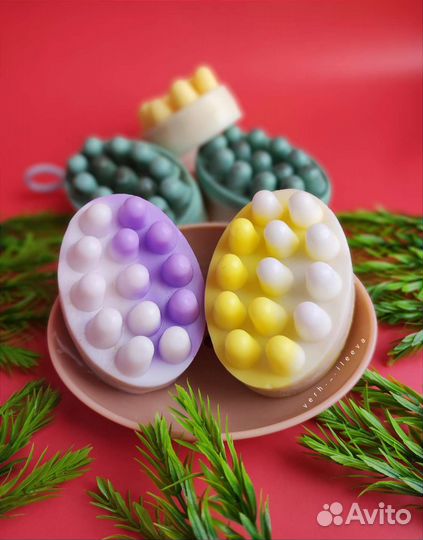 Мыло с люфой массажное