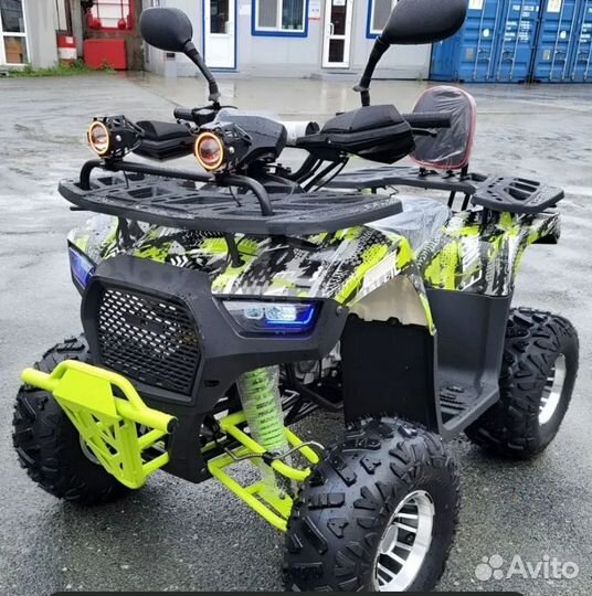 Детский квадроцикл Hummer Hunter 150cc желт-черн