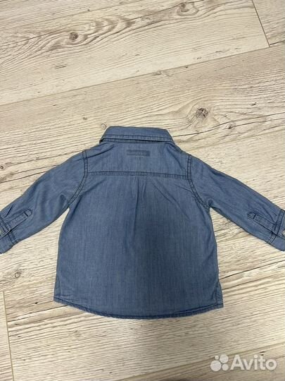 Джинсовая рубашка 74