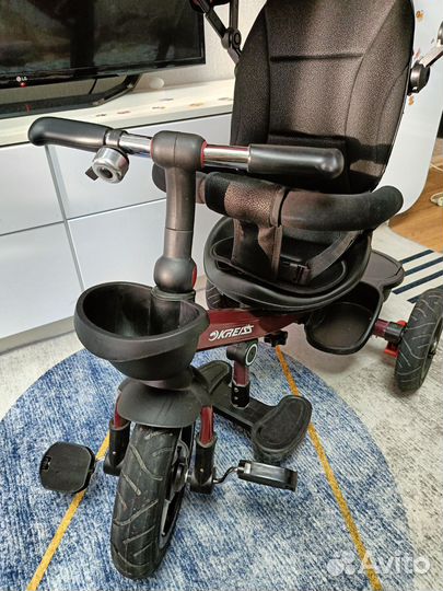 Велосипед с ручкой kreiss