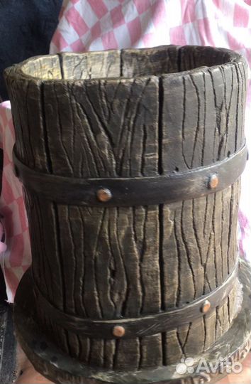 Кашпо для цветов бетон