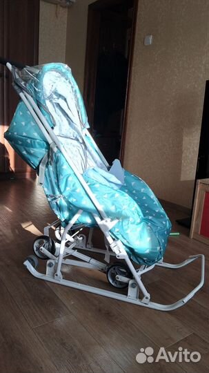 Санки коляска ника kids