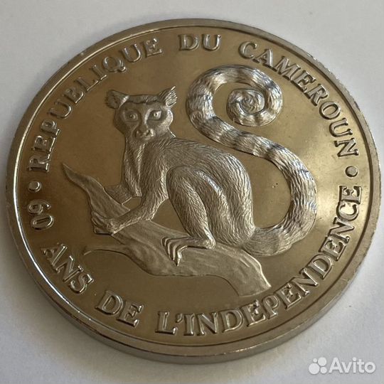 Монеты набор Африка Камерун животные серия 2020