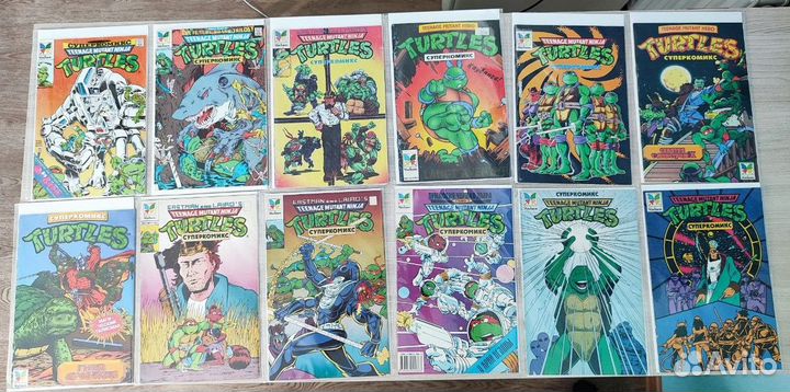 Комиксы Черепашки Ниндзя Махаон 90-х годов