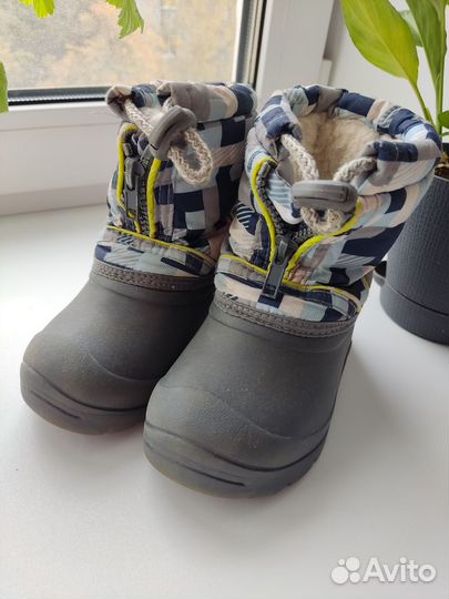Сапоги мокрая осень, теплая зима 24 р