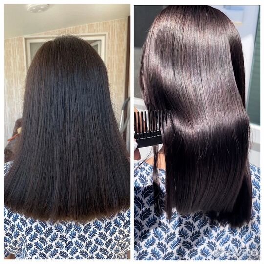 Кератиновое выпрямление волос,ботокс, модель