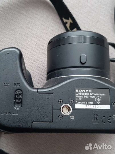 Компактный фотоаппарат sony cyber shot DSC H100