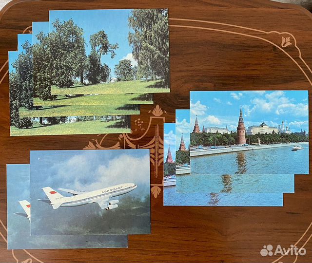 Открытки Аэрофлот СССР 1983 год
