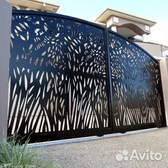 Забор с элементами Лазерной резки