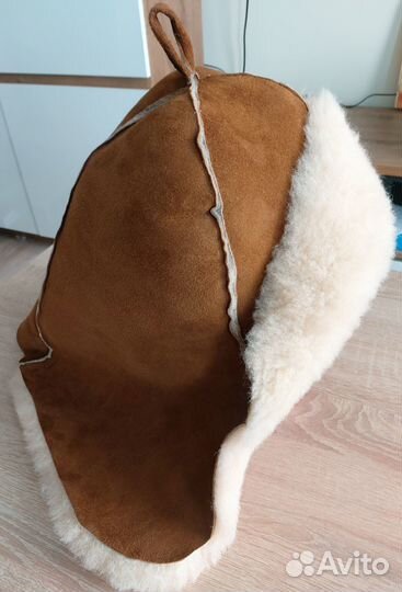 Шапка для бани из овчины 