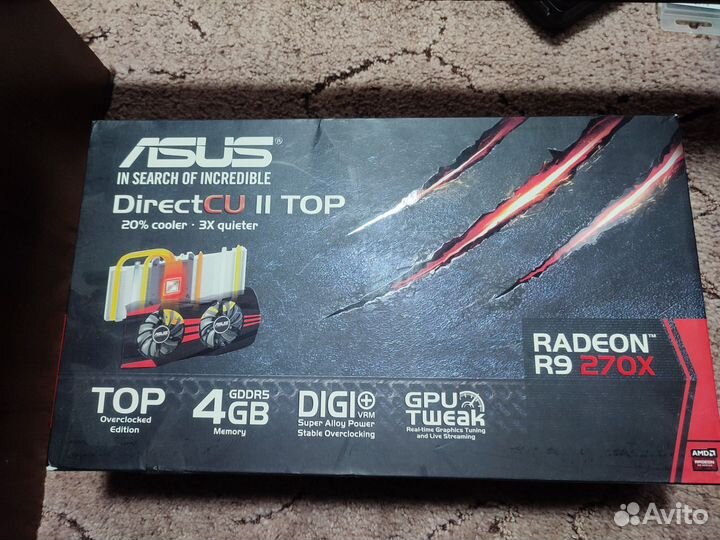 Видеокарта asus Radeon R9 270X