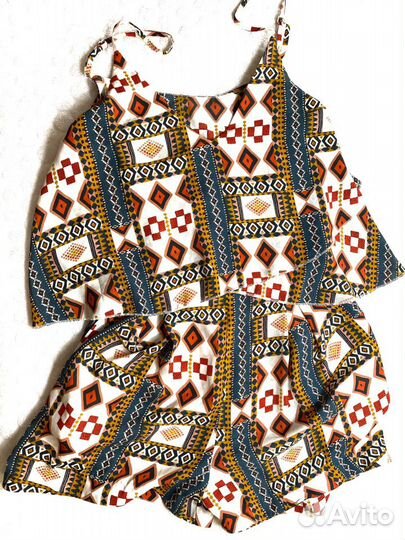 Комбинезон ромпер платье с шортами размер s