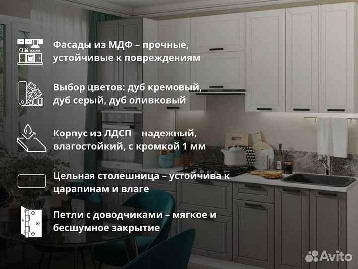 Кухня долговечные материалы