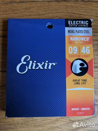 Струны Elixir, Элект nanoweb 9-42,9-46, 12-52