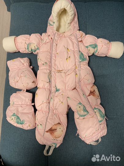 Комбинезон зимний 74 для девочки