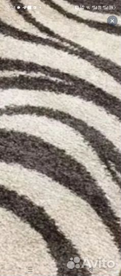 Ковер с длинным ворсом бу