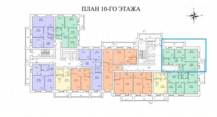 Квартира-студия, 30,6 м², 11/14 эт.