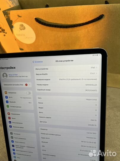 iPad pro 12.9 m1 256gb+cellular 2021