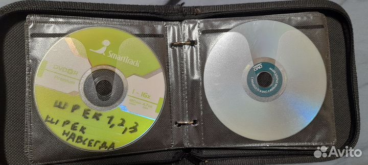 Кейс (сумка) с CD/DVD дисками мультфильмы