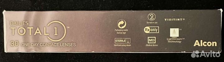 Мягкие контактные линзы Alcon Dailies Total 1