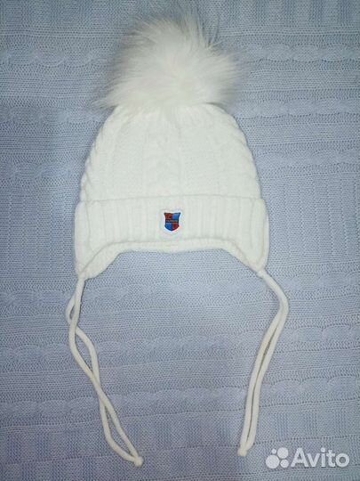 Шапка для мальчика зима, 38-40