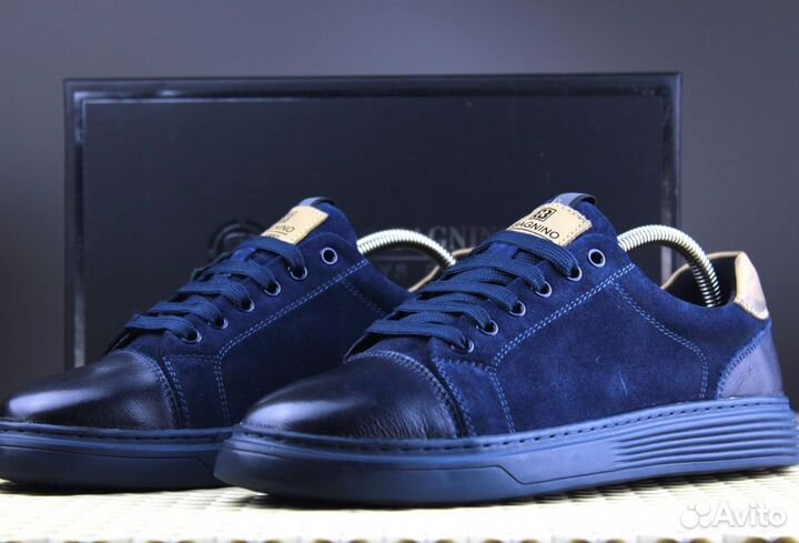 Кеды мужские натуральная кожа