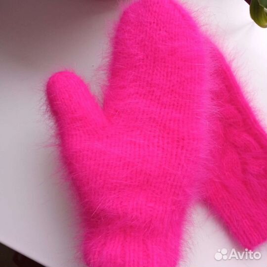 Варежки из ангоры