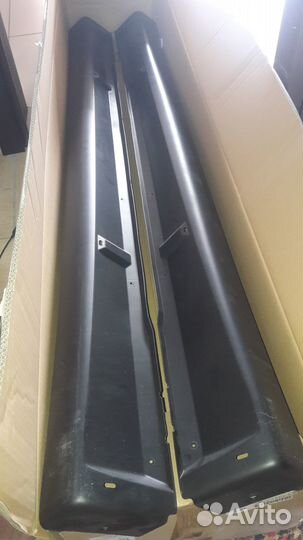 Накладки на пороги mitsubishi outlander 3