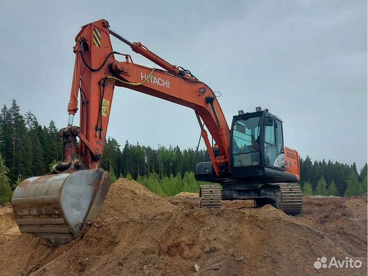 Гусеничный экскаватор Hitachi ZX180LCN-5G, 2013