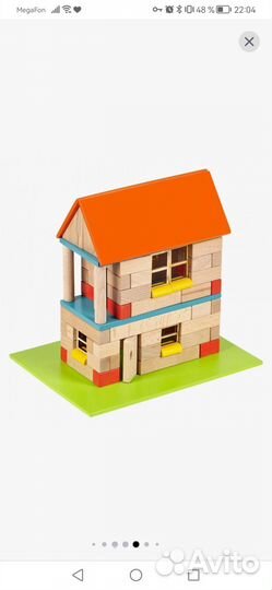 Конструктор магнитный Woodblocksс 4 в 1 (90 дет)