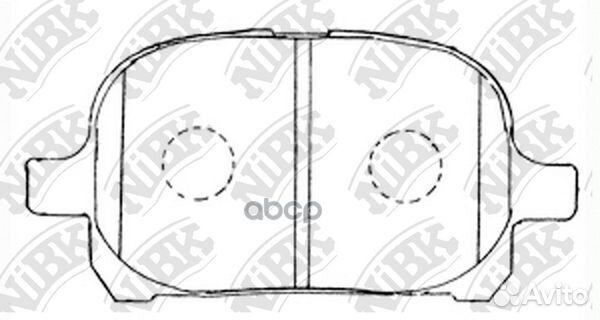 Колодки тормозные дисковые перед PN1401 NiBK