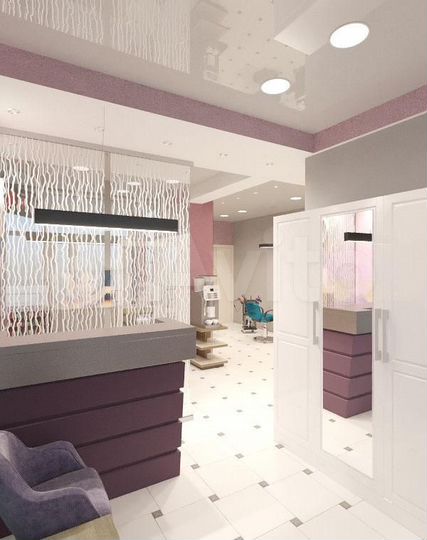 Салон красоты с мебелью и оборудованием 52 кв.м