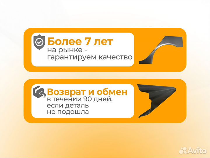 Ремонтные пороги и арки для Renault Воткинск