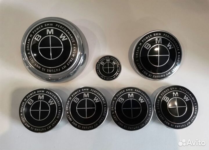 Юбилейный комплект эмблем BMW Black Edition X6 E71
