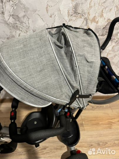 Детский трехколесный велосипед коляска бу