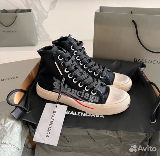 Кеды Balenciaga Paris Graffiti 35-45