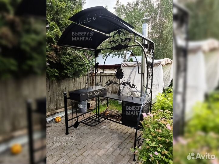 Мангал в стиле loft