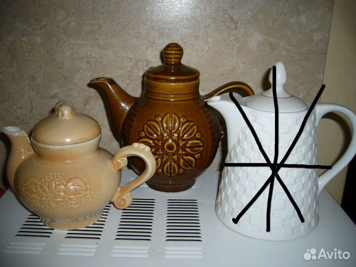 Чайники в основном из СССР