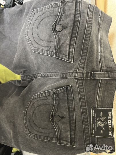 Джинсы true religion ricky черные