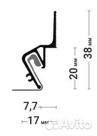 Стеновой профиль euro 05 с теневым зазором